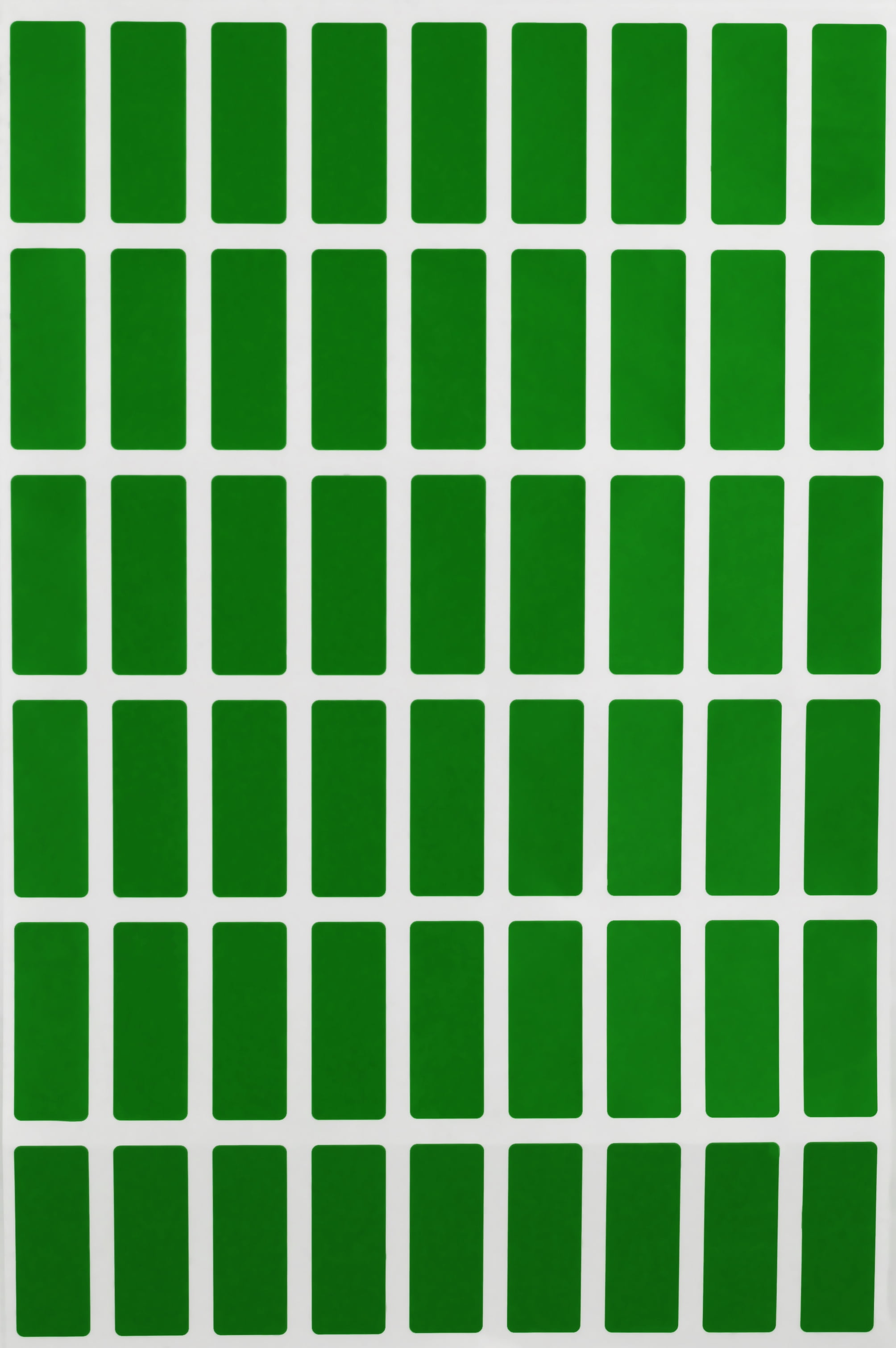 Royal Green Medical Folder Labels Tabs 1 inch x 3/8 inch in Green, 5400 Pack