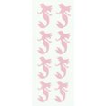 thumbnail image 1 of Royal Green Mermaid Silhouette Stickers for Bags, Party Favors, Envelopes and Invitation Seals in Pastel Pink  2 inch (50mm) - 40 Pack, 1 of 7