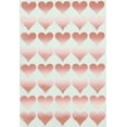 thumbnail image 1 of Royal Green Metallic Hearts Sticker Envelope Seals 19mm Decorative Crafting and Scrapbooking Labels in Rose Gold 3/4 inch - 400 Pack, 1 of 7