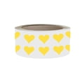 thumbnail image 1 of Royal Green Mini Heart Sticker Roll for Gift Packaging, and Party Favors Neon Yellow, 1250 Pack, 1 of 1