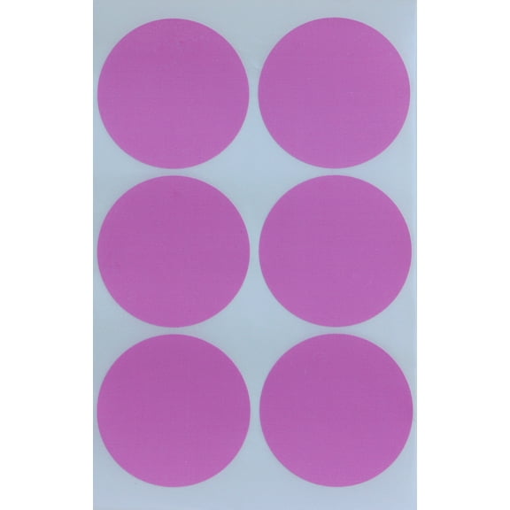 Royal Green, Pink Color Round 2" inch Sticker 50mm dot labels, two inch Rounds, 540 Pack