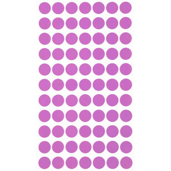 Royal Green Pink Stickers Dots Coding Labels 15mm Removable Labels 1.5cm (Approx 5/8 inch 19/32) - 385 Pack