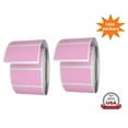 thumbnail image 1 of Royal Green Rectangle Label Sticker Rolls in Pastel Pink (40mm x 19mm) 1.57 inch x 0.75 inch - 1000 Pack, 1 of 1