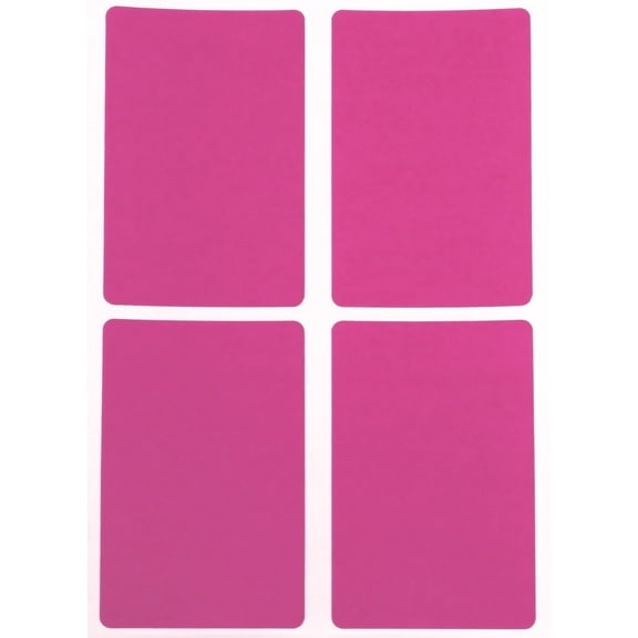 Royal Green Rectangle Large Color Stickers 3x2 Coded Labels in Pink with Stronger Adhesive - 400 Pack