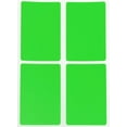 thumbnail image 1 of Royal Green Rectangle Permanent Adhesive Neon Sticker Labels, 200 Count, 1 of 7
