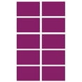 thumbnail image 1 of Royal Green Rectangle Stickers 2x1.2 inch Rectangular Labels in Purple 50mmx31mm -50 Pack, 1 of 7