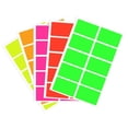 thumbnail image 1 of Royal Green Rectangular Color-Code Labels 5 Neon Colors 2 inch x 1.2 inch - 100 Pack, 1 of 7