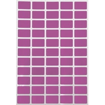 Royal Green Rectangular Color-Coding Labels 25.5mm x 16 mm Clean Removable Adhesive Stickers in Pink (1 inch x .625) - 275 Pack