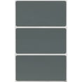 thumbnail image 1 of Royal Green Rectangular Color Coding Stickers Name Tag  Labels  4" x 2" in Grey, 150 Pack, 1 of 8