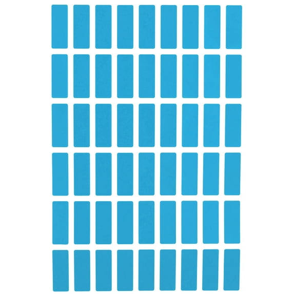 Royal Green Rectangular Sticker Labels 1 inch x 3/8 inch Light Blue Self Adhesive Stickers (25mm x 10mm) - 1350 Pack