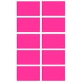 thumbnail image 1 of Royal Green Rectangular Sticker Labels to Write on 2" x 1.2" in Neon Pink, 1000-Pack, 1 of 6