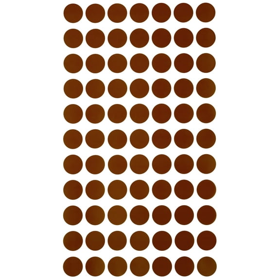 Royal Green Removable Adhesive dots Sticker 1.5cm - Brown Labels 15mm (Approx 5/8 inch 19/32) - 770 Pack