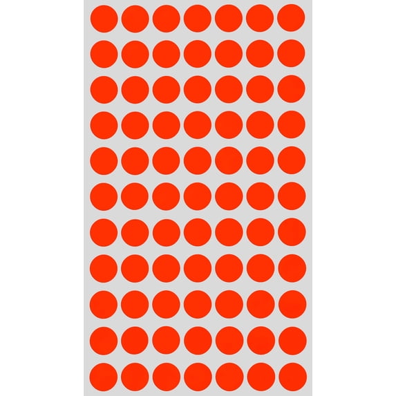 Royal Green Removable Labels Easy Peel Adhesive 15 mm Color-Coding Dot ...