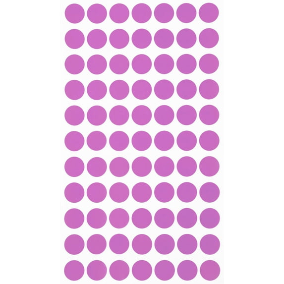 Royal Green Removable Labels Easy Peel Adhesive 15 mm, Color-Coding Dot Stickers for Labeling 1.5cm (approx 5/8 inch), 3850 Pack (Pink)