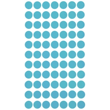 Royal Green Colored Code Labels 0.375 inch Round Dot Sticker 3/8 Circle ...