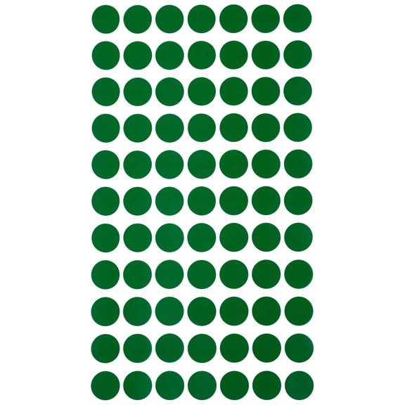Royal Green Removable Stickers Labels 1.5cm - Green Color Coding Sticker 15mm (Approx 5/8 inch 19/32) - 770 Pack