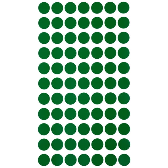 Royal Green Removable Stickers Labels 1.5cm - Green Color Coding Sticker 15mm (Approx 5/8 inch 19/32) - 770 Pack
