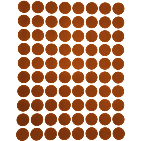 Royal Green Round Color Coding Labels 1/2 inch (13mm) Brown Dot Stickers - 4000 Pack