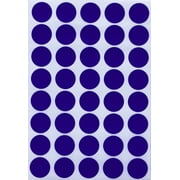 Royal Green Round Color Coding Labels 3/4 inch (2cm) Royal Blue Stickers Dots 19mm - 600 Pack