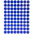 thumbnail image 1 of Royal Green Round Colored Labels 1/2 inch 13 mm Blue Dot Stickers 0.5 inch - 1200 Pack, 1 of 7