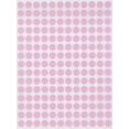 thumbnail image 1 of Royal Green Round Labels Dots ¼” inch 8mm ( 5/16)  Stickers in Pastel Pink - 900 Pack, 1 of 7