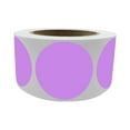 thumbnail image 1 of Royal Green Round Permanent Labels 3 inch Pastel Purple Labels Rolls 75mm - 250 Pack, 1 of 1