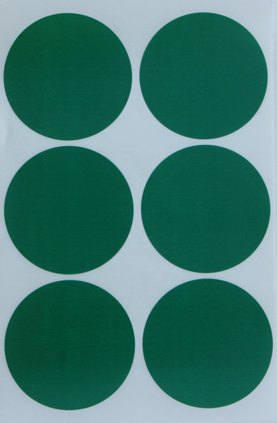 Royal Green Black Sticker Dot Removable Labels 15mm (Approx 5/8 inch 19/32)  - Colored Circle Stickers 1.5 cm - 385 Pack