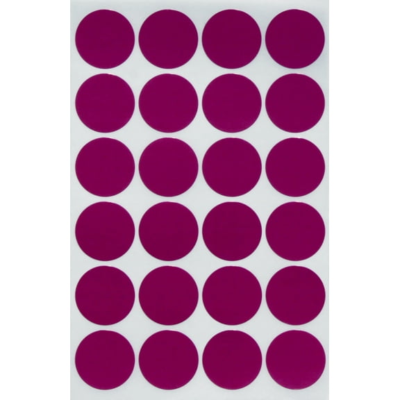 Royal Green Round Stickers Colored Labels - Purple Sticker dots 25mm - 600 Pack