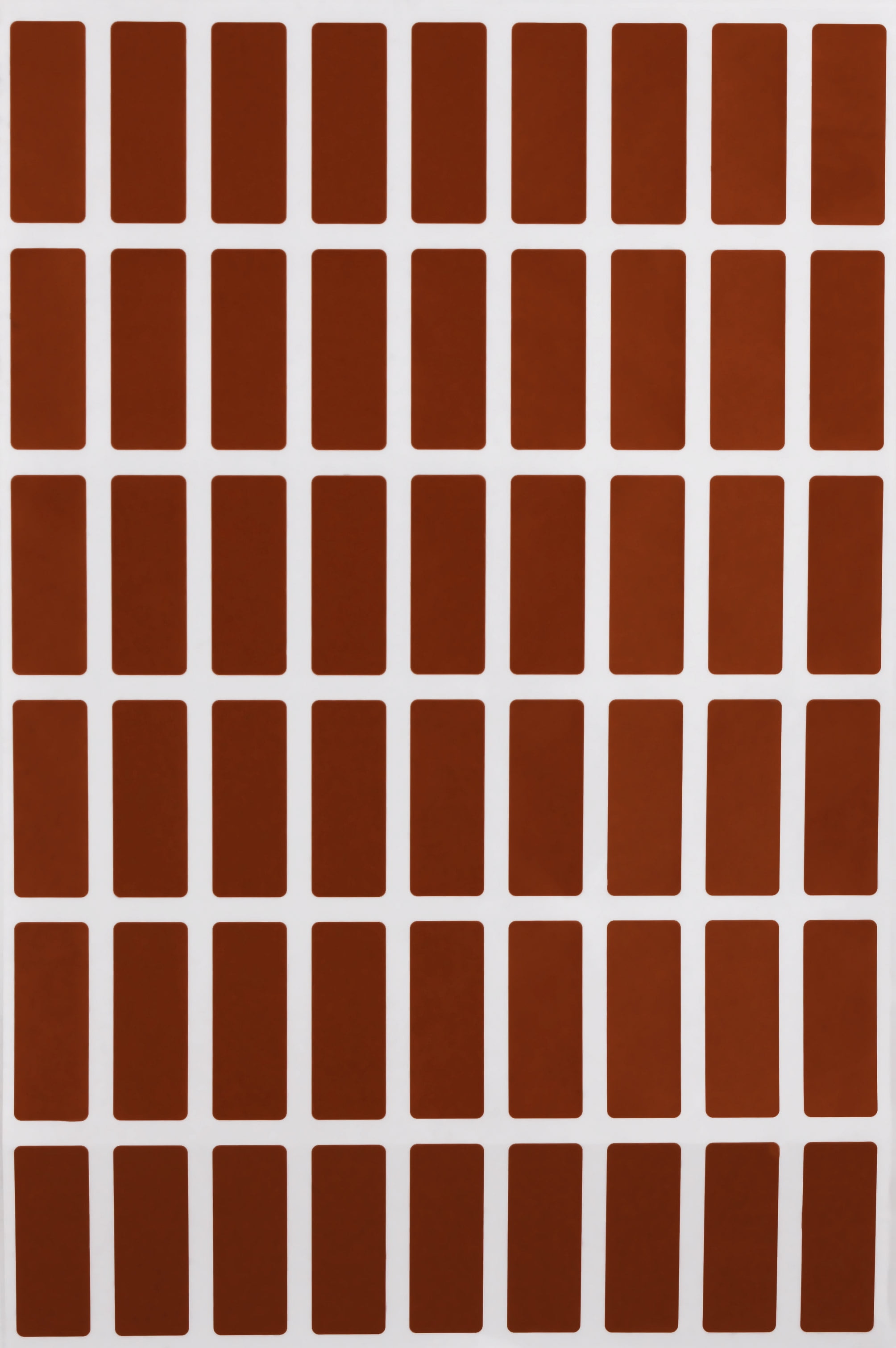 Royal Green Royal Green Rectangular Labels for folders in Brown 1 inch x 3/8 inch, 5400 Pack