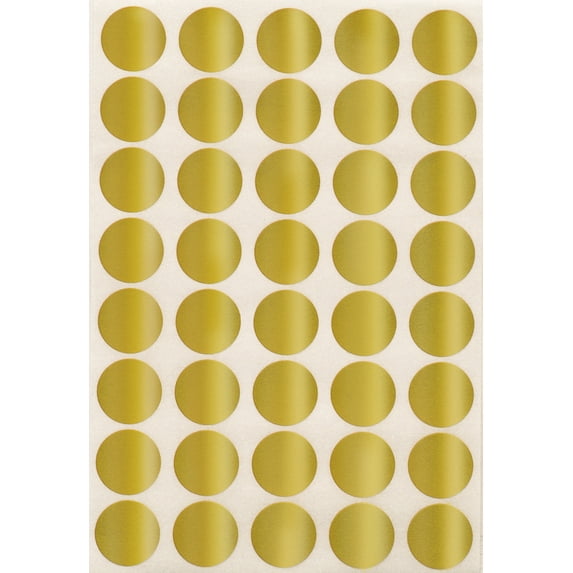 Royal Green Sealing Sticker Round 3/4" inch - 19mm 1.9cm Holiday Envelope Gold Seals - 600 Pack