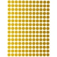 thumbnail image 1 of Royal Green Small Sticker Dots ¼” inch 8mm ( 5/16 ) Color Coding Labels in Gold - 9000 Pack, 1 of 7