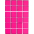 thumbnail image 1 of Royal Green Square Stickers Colored Labels in Neon Pink 25mm (1 Inch) - 360 Pack, 1 of 8