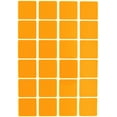 thumbnail image 1 of Royal Green Square Stickers for All Purpose in Neon Orange 1 inch (25mm) - 360 Pack, 1 of 8