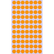 Royal Green Sticker Dots Removable Labels 15mm Neon Orange Circle Stickers 1.5 cm - 1540 Pack