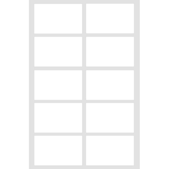 Royal Green Sticker Labels Name Tags for Office Supplies 2" x 1.2" in White, 1000-Pack