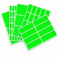 thumbnail image 1 of Royal Green Sticker Labels for All Purpose Assorted Sizes Rectangular Stickers in Neon Green -178 Pack, 1 of 5