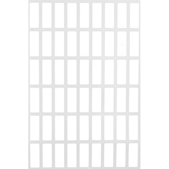 Royal Green White Color Coding Labels Rectangle Stickers Great for Identification and Labeling 25mmx10mm (1 inch x 3/8 inch) - 270 Pack
