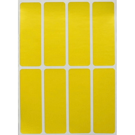 Royal Green Write Labels Color Coding Stickers for File and Folders 3x1 inch, Yellow - 800 Pack