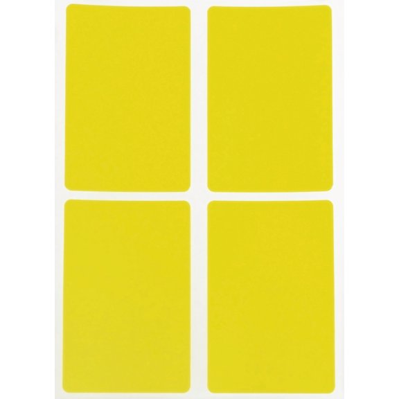 Royal Green Yellow Color Stickers with Write on Surface 3x2 - Rectangle Inventory Labels - 200 Pack