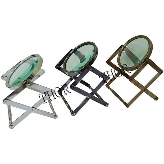 Royal Handmade Magnifier Vintage Home & Office Table Decorative Magnifying Glass Set of 3