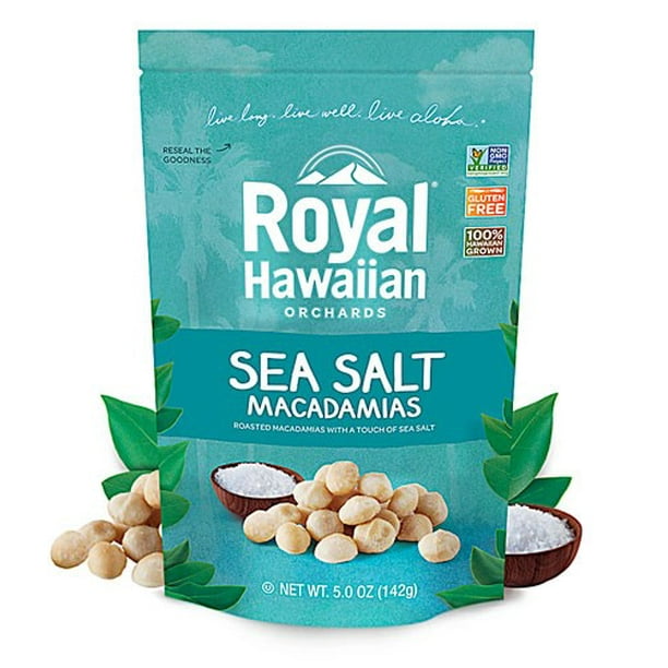 Royal Hawaiian Sea Salt Macadamias, 4 oz