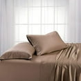 thumbnail image 1 of Royal Hotel ABRIPEDIC Bamboo Sheets, 600 Thread Count, Silky Soft Sheets 100% Viscose from Bamboo Sheet Set, King, Taupe, 1 of 2