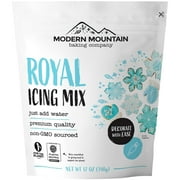 Royal Icing Mix (12oz) – Modern Mountain | Easy-to-Use, Smooth Finish, Perfect Icing for Holiday Cookie Decorating, Professional Quality Baking Mix