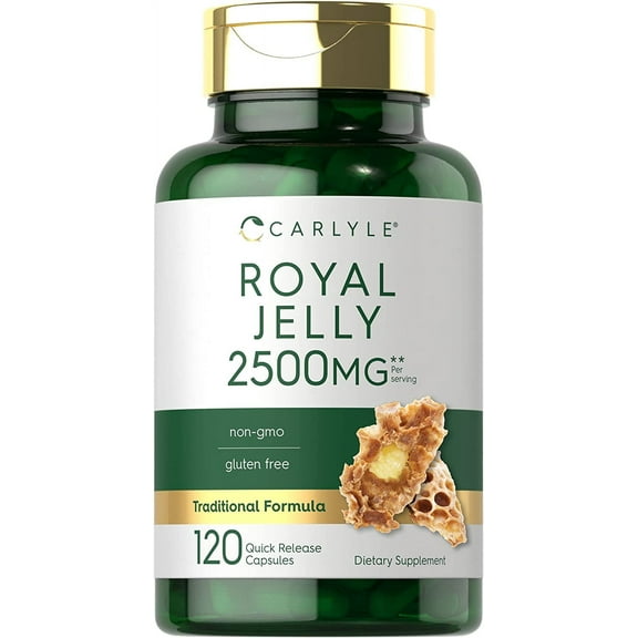 Royal Jelly | 2500mg | 120 Capsules | by Carlyle