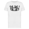 thumbnail image 1 of Royal King Crown Design T-Shirt Men -Image by Shutterstock, Male Medium, 1 of 2
