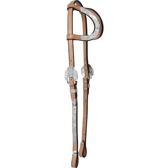 Royal King Double Ear Show Headstall w/Reins Horse