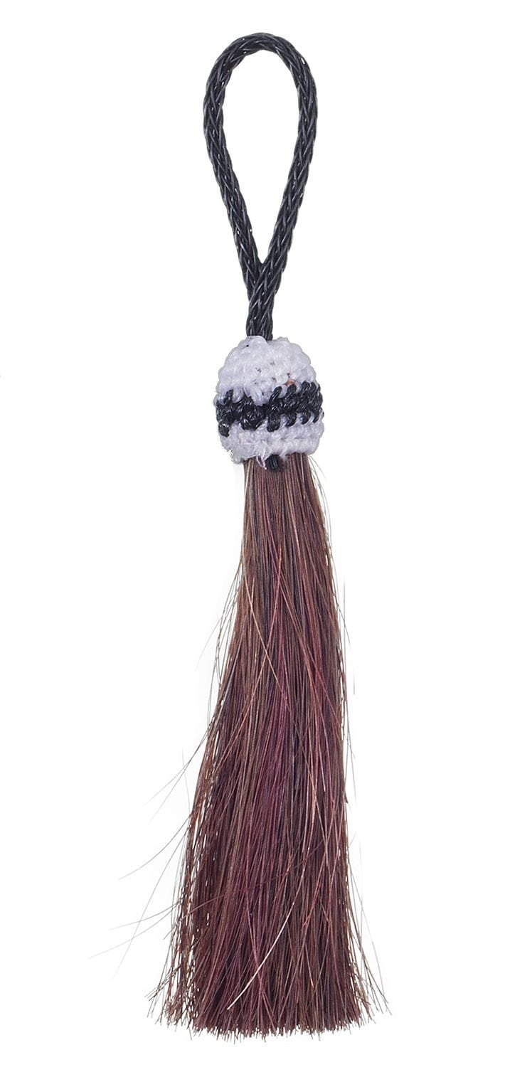 Tough 1 Royal King Horsehair Mecate Rope - 5/8" X 22', Brown, Hand Braided