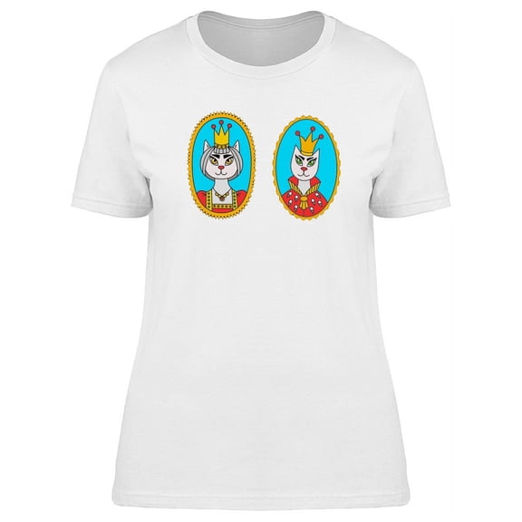 Royal Kittens Kind And Queen T-Shirt Women -Image by Shutterstock, Female x-Large