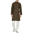 thumbnail image 1 of Royal Kurta Men's Cotton Linen Kurta Pyjama, 1 of 1