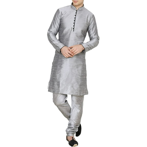 Royal Kurta Men's Cotton Silk Kurta Churidar
